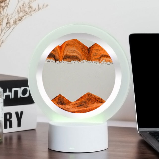 Moving Sand Table Lamp