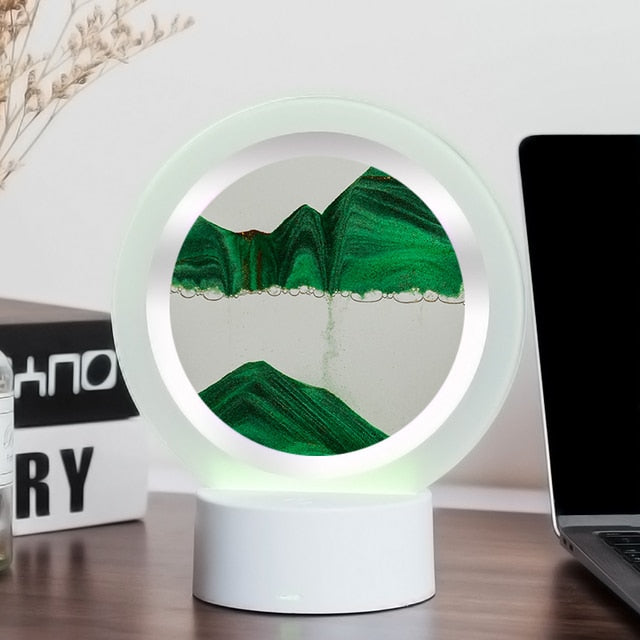 Moving Sand Table Lamp