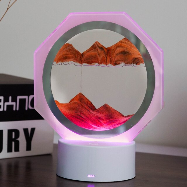 Moving Sand Table Lamp