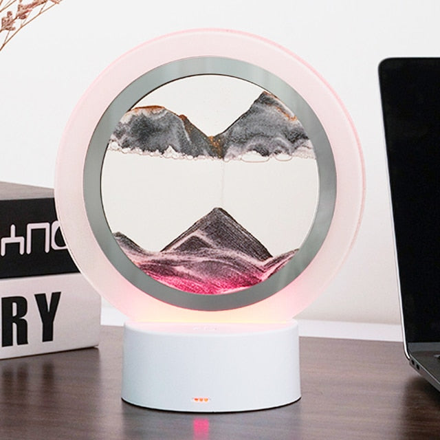 Moving Sand Table Lamp