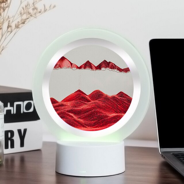 Moving Sand Table Lamp